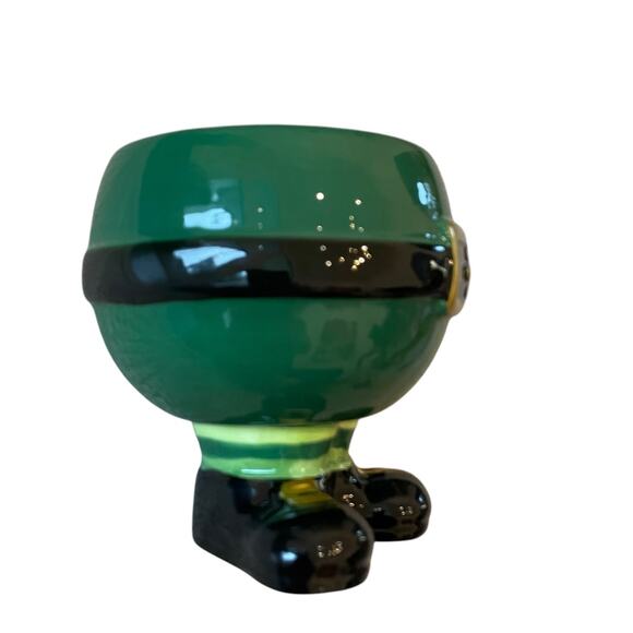 NEW Sheffield Home Hand Painted St Patrick's Leprechaun Mug 5in Green Ceramic - Picture 3 of 15